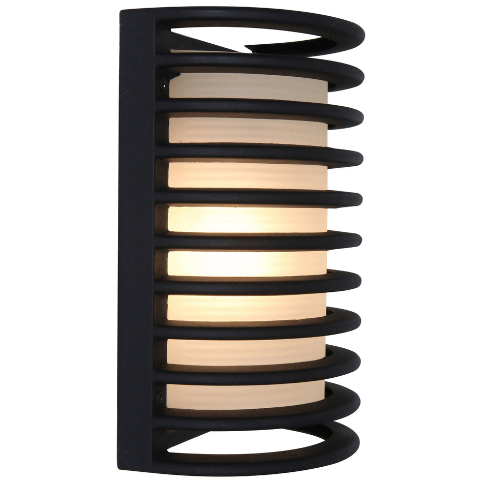 Bermuda Collection Outdoor LED Wall Mount Black 20010LEDDMG-BL/RFR
